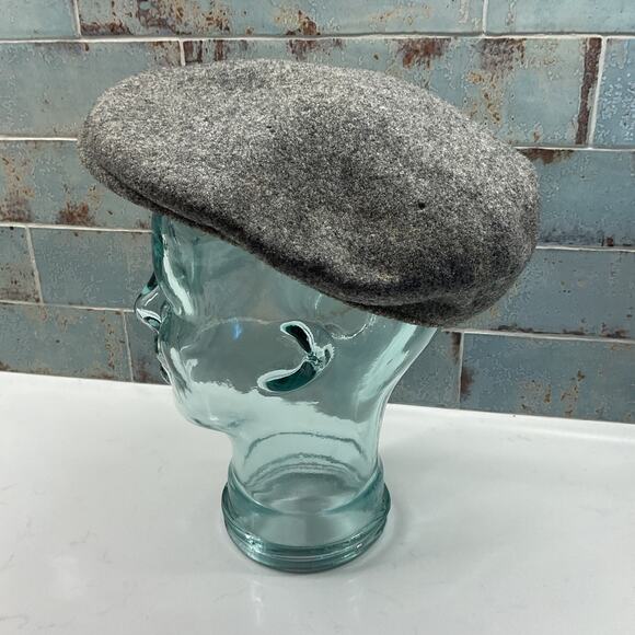 Vintage Kangol Peaky Blinders Style Flat Cap Made in Great Britain Wool Grey - Picture 4 of 10